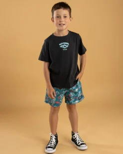 Toddlers|Tops & T-Shirts*Rip Curl Toddlers' Wave Dayz Logo T-Shirt Washed Black