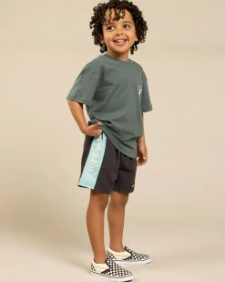 Toddlers|Shorts & Bottoms*Rip Curl Toddlers' Wave Dayz Panel Volley Shorts Washed Black