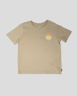 Toddlers|Tops & T-Shirts*Rip Curl Toddlers' Wetsuit Icon T-Shirt Sand Dune