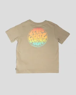 Toddlers|Tops & T-Shirts*Rip Curl Toddlers' Wetsuit Icon T-Shirt Sand Dune