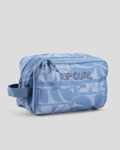 Travel Accessories*Rip Curl Toiletry Makeup Case Blue