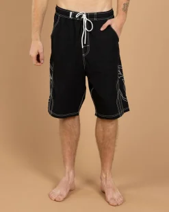 Board Shorts|Shorts & Bottoms*Rusty Tombstone Hybrid Waist Board Shorts Black
