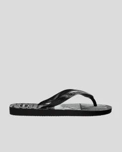 Flip Flops & Sandals*Havaianas Top DC Logomania Batman Thongs Black