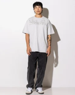 Tops & T-Shirts*Quiksilver Top Line Knit T-Shirt Grey Violet