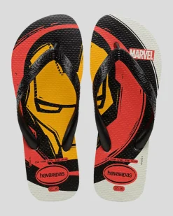Top Marvel Iron Man Thongs Flip Flops & Sandals