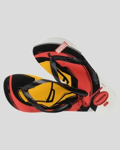 Top Marvel Iron Man Thongs Flip Flops & Sandals
