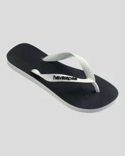 Flip Flops & Sandals*Havaianas Top Original Remix Thongs Black