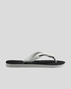 Flip Flops & Sandals*Havaianas Top Original Remix Thongs Black