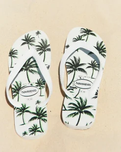 Top Print Aloha Thongs Flip Flops & Sandals