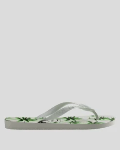 Top Print Aloha Thongs Flip Flops & Sandals