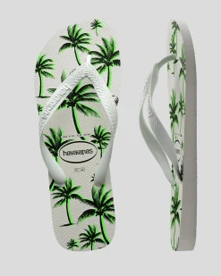Top Print Aloha Thongs Flip Flops & Sandals
