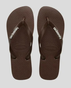 Flip Flops & Sandals|Flip Flops*Havaianas Top Rubber Logo Thongs Brown
