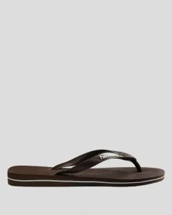 Flip Flops & Sandals|Flip Flops*Havaianas Top Rubber Logo Thongs Brown