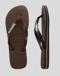 Flip Flops & Sandals|Flip Flops*Havaianas Top Rubber Logo Thongs Brown