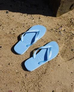 Flip Flops & Sandals|Flip Flops*Havaianas Top Rubber Logo Thongs Light Blue/white