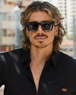Sunglasses*Sin Eyewear Top Shelf Polarised Sunglasses Shiny Black / Smoke