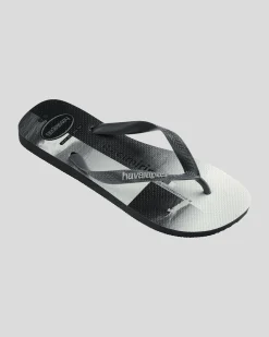 Flip Flops & Sandals*Havaianas Top Surfer Thongs New Graphite/new Graphite