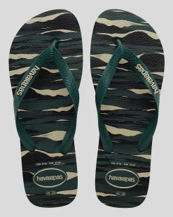 Flip Flops & Sandals*Havaianas Top Thongs Pantanal Green