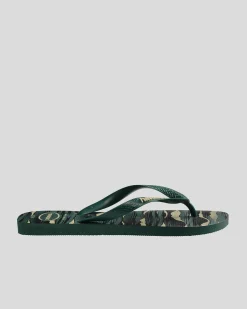 Flip Flops & Sandals*Havaianas Top Thongs Pantanal Green