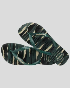 Flip Flops & Sandals*Havaianas Top Thongs Pantanal Green
