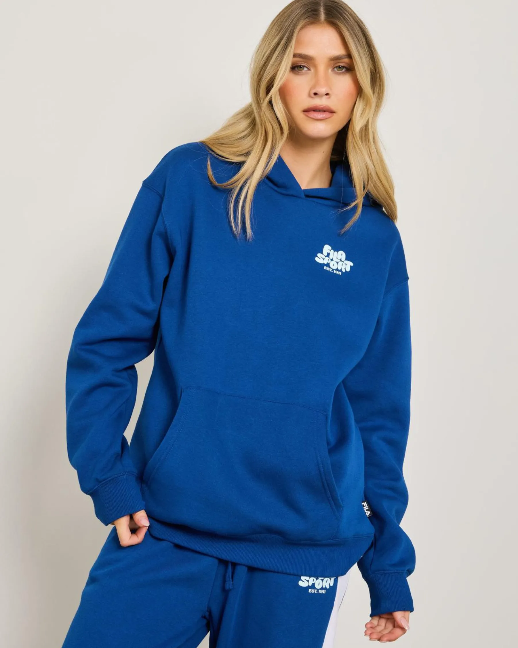 Jumpers & Hoodies*Fila Tori Hoodie Set Sail/spun Sugar