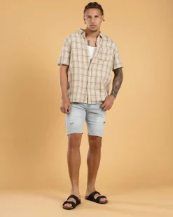 Sale Torn Denim Walk Shorts Denim|Shorts & Bottoms