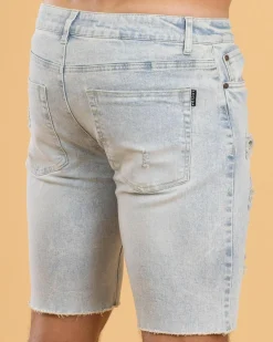 Sale Torn Denim Walk Shorts Denim|Shorts & Bottoms