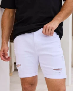 New Trapper Denim Walk Shorts Denim|Shorts & Bottoms