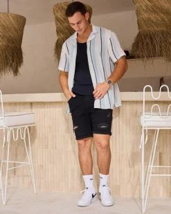 Denim|Shorts & Bottoms*Lucid Trapper Denim Walk Shorts Black