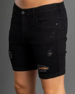 Denim|Shorts & Bottoms*Lucid Trapper Denim Walk Shorts Black