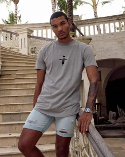 Denim|Shorts & Bottoms*Lucid Trapper Denim Walk Shorts Lt Blue