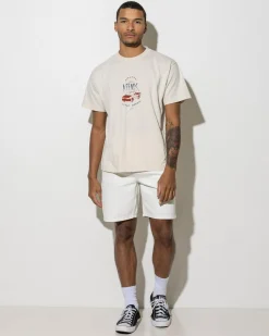 Tops & T-Shirts*Afends Trayback Recycled T-Shirt Moonbeam