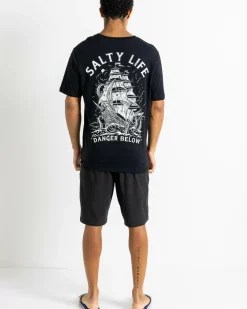 Tops & T-Shirts*Salty Life Treacherous T-Shirt Black
