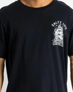 Tops & T-Shirts*Salty Life Treacherous T-Shirt Black