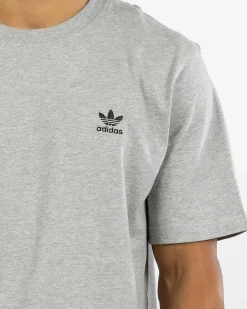 Tops & T-Shirts*adidas Trefoil Essential T-Shirt Medium Grey Heather