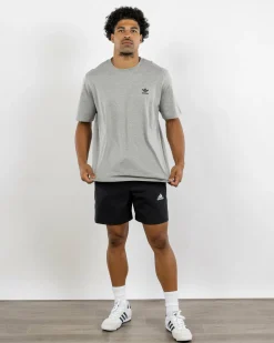 Tops & T-Shirts*adidas Trefoil Essential T-Shirt Medium Grey Heather