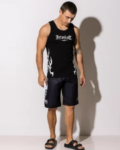 Tops & T-Shirts*Jetpilot Tribal Singlet Black