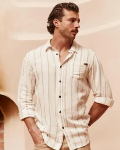 Clearance Trilogy Long Sleeve Shirt Tops & T-Shirts|Linen Blend