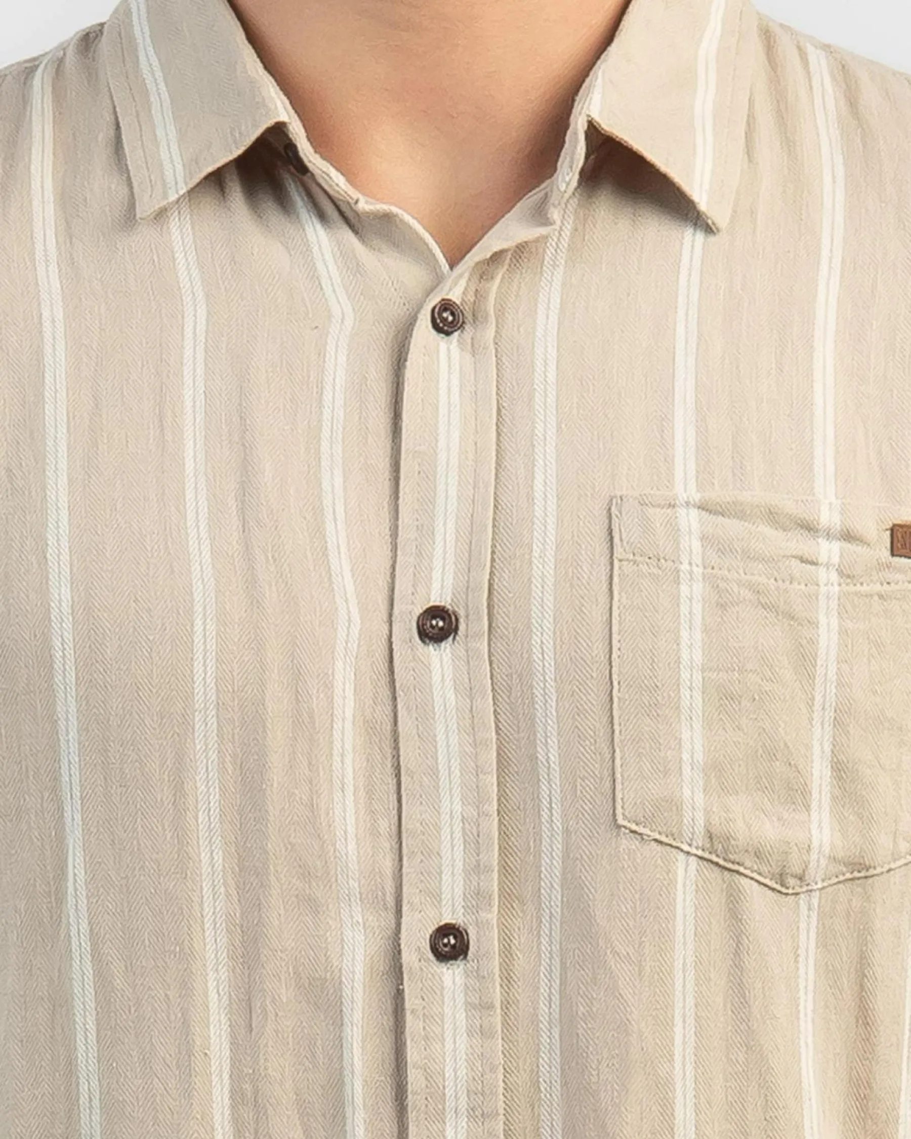 Clearance Trilogy Long Sleeve Shirt Tops & T-Shirts|Linen Blend