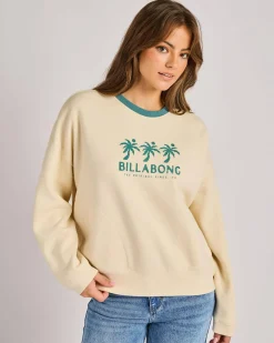 New Triple Palms Crew Neck Sweatshirt Women Jumpers & Hoodies