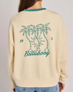 New Triple Palms Crew Neck Sweatshirt Women Jumpers & Hoodies