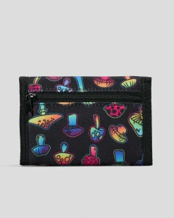 Wallets|Wallets*Sanction Trippin Trifold Wallet Black