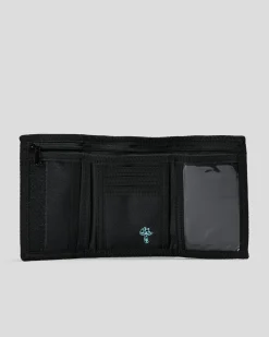 Wallets|Wallets*Sanction Trippin Trifold Wallet Black