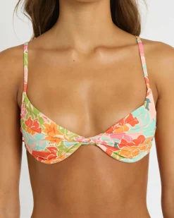 Outlet Tropic Highs Twisted Demi Bralette Bikini Top Women Bikinis