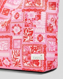 Beach Accessories|Bags*Topanga Tropical Beach Bag Pink/red