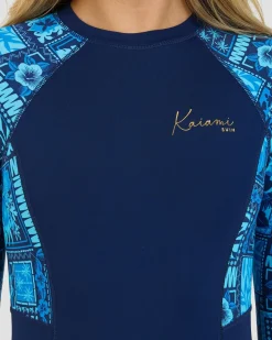 Online Tropical Long Sleeve Surfsuit Women Surf|Wetsuits & Surfsuits