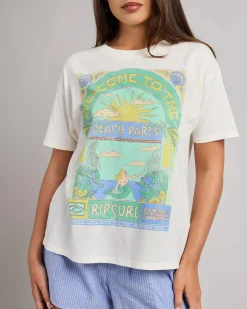 Tops*Rip Curl Tropicana Relaxed T-Shirt Bone