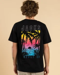 Online Tropics T-Shirt Tops & T-Shirts