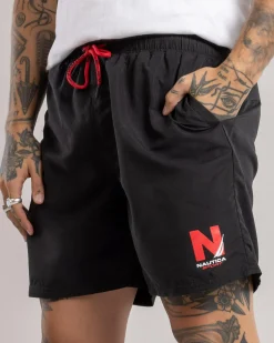 Shorts & Bottoms*NAUTICA Tulsa 6 Inch Swim Short Black