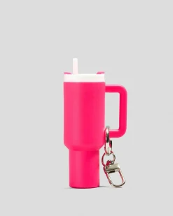 Gifts & Novelty|Gifts & Novelty*Get It Now Tumbler Cup Stash Keyring Pink